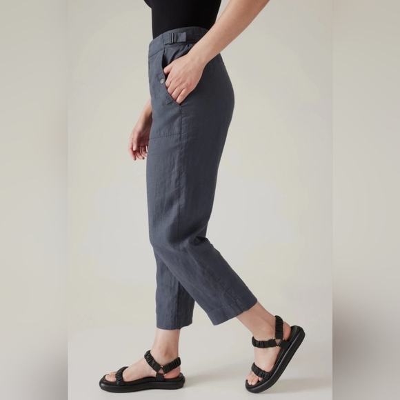 Athleta Voyager Linen Pants - Picture 2 of 8